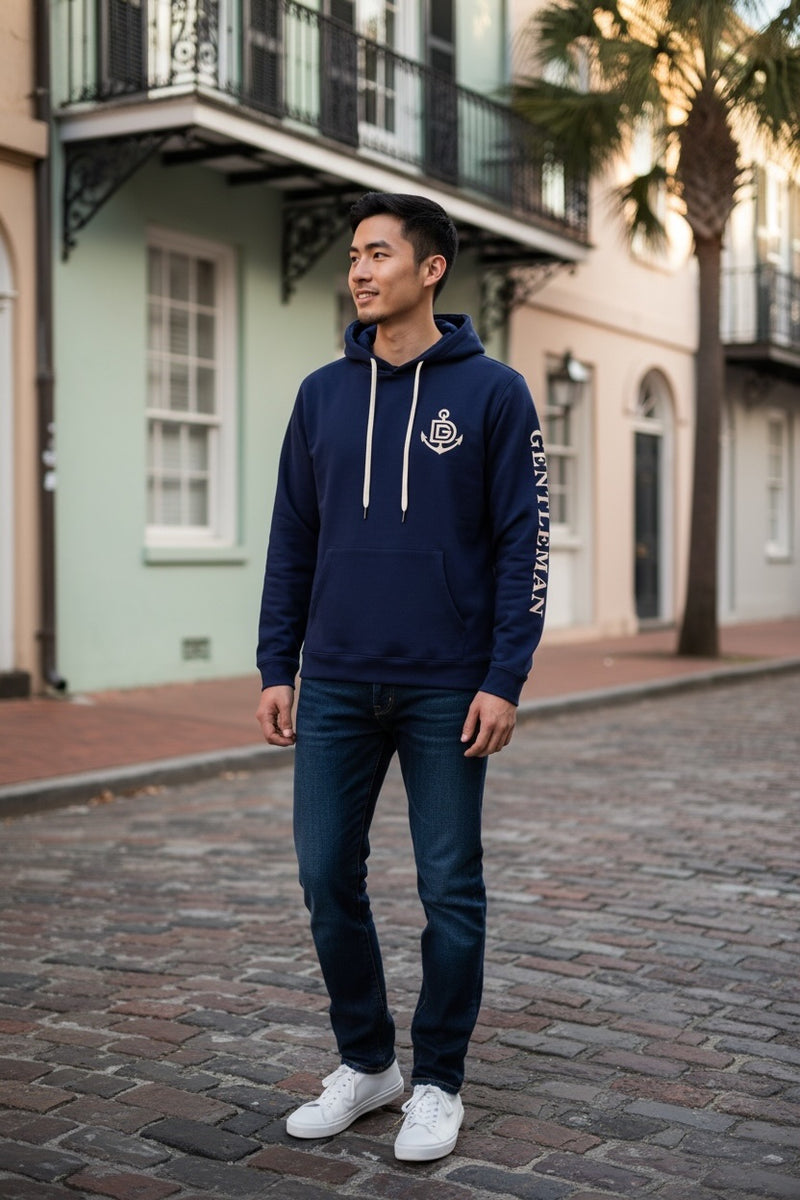 The Anchor Hoodie — Mariner Navy