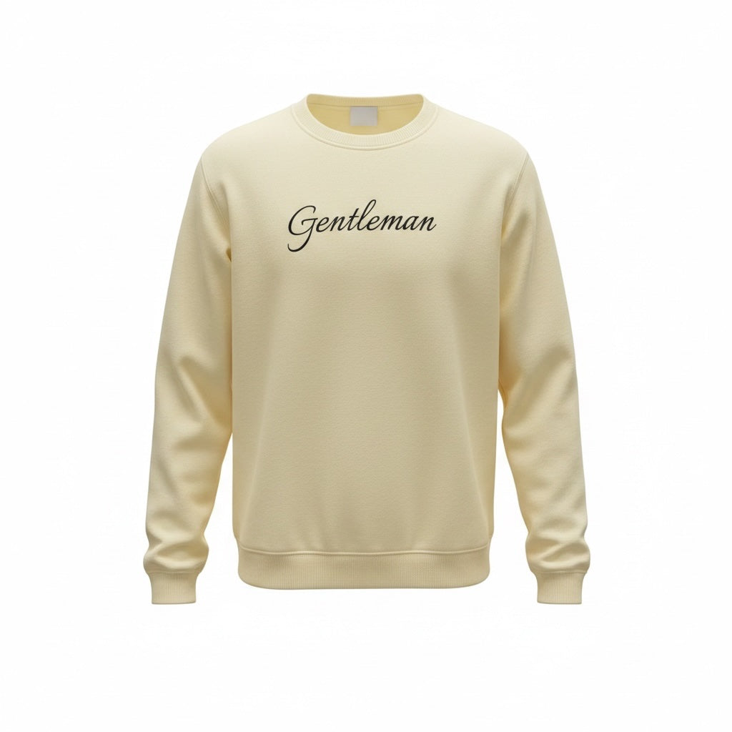 The Harbor Crew — Cream Crewneck Sweater - French Terry