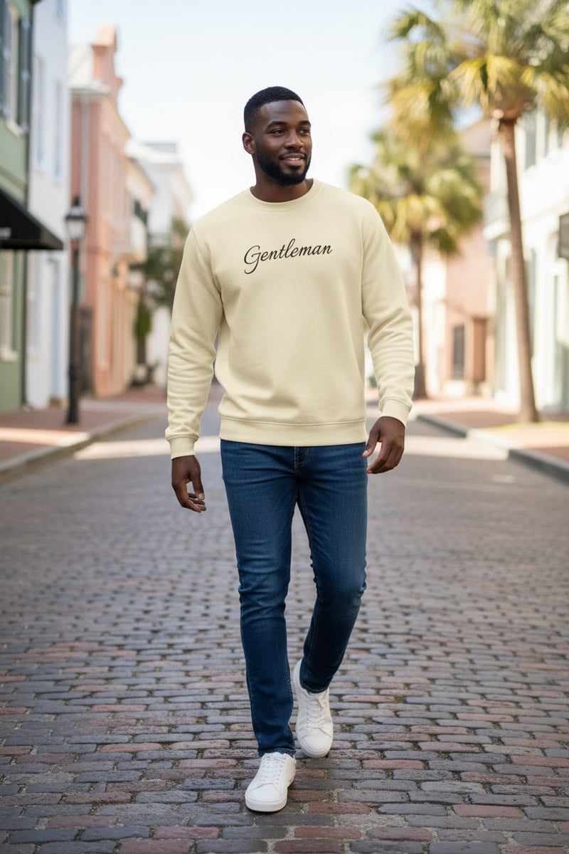 The Harbor Crew — Cream Crewneck Sweater - French Terry