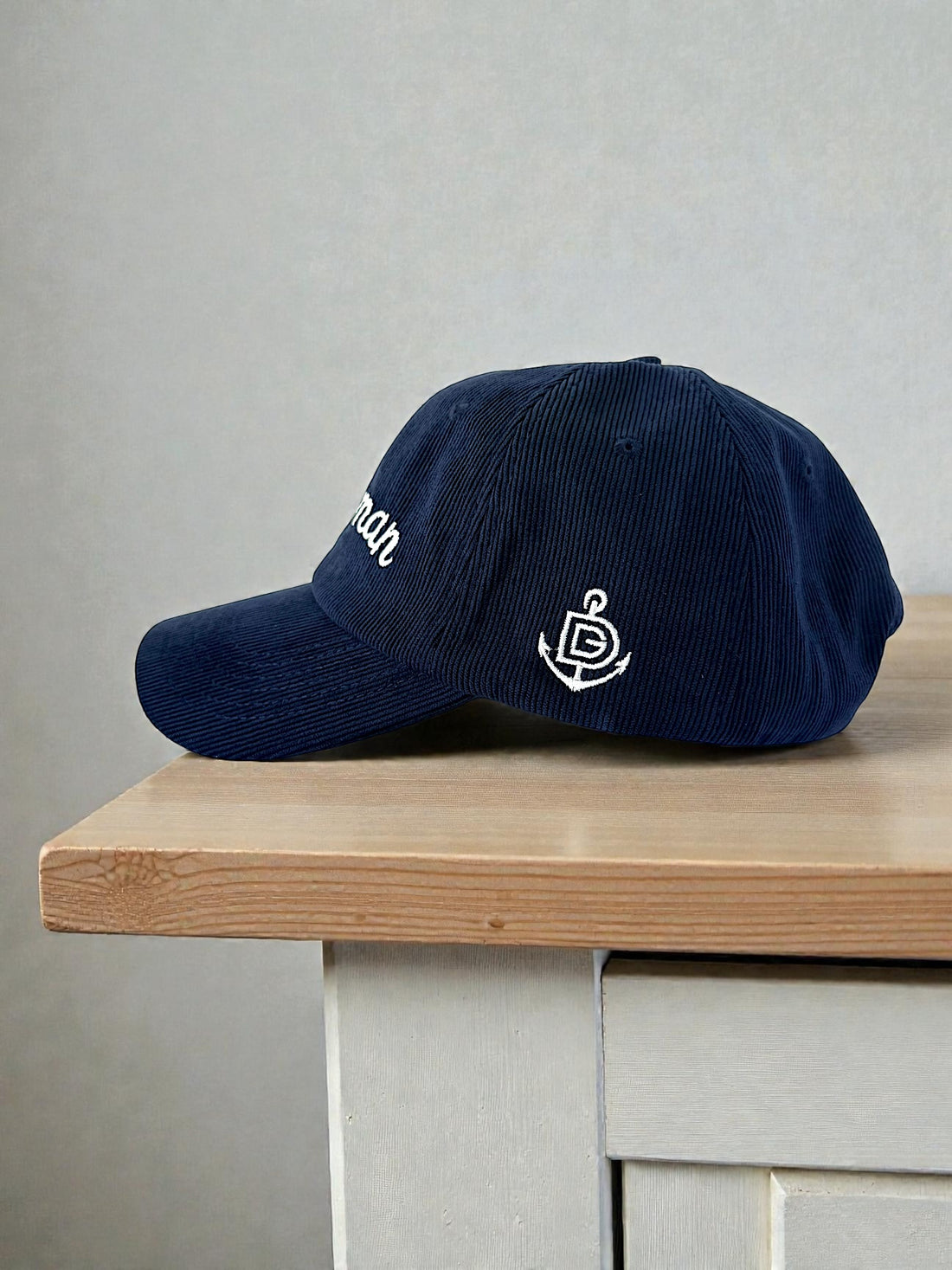 The Mariner — Navy Corduroy Hat